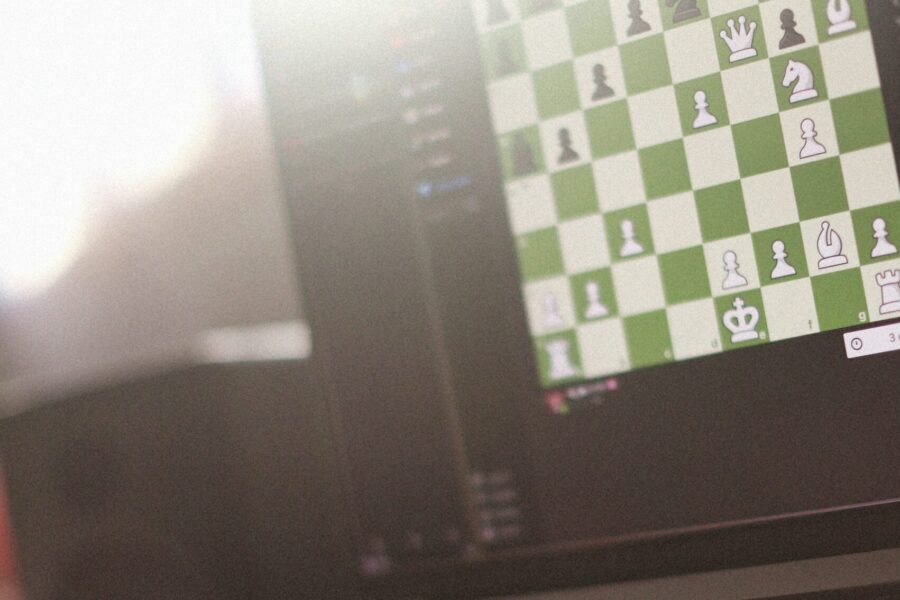Playing chess online